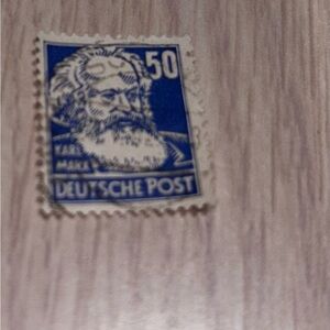 Karl Marx Deutsche Post Home Design Sticker